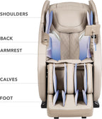 Osaki OS-3D Champ II | Black | Full Body Massage Chair | 3D SL-Track Full Body Massage Chair | Zero Gravity | Lumbar Heating | Touchscreen Controller | Auto Body Scan | Bluetooth Speaker