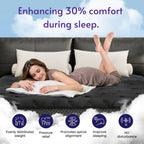 Queen Size Mattress, 14 Inch Deluxe Hybrid Queen Mattress in a Box, Medium Firm Mattresses With Gel Memory Foam & Pocket Springs, Pressure Relief, Cooling, Extra Edge Support Upgraded Support