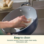 Cuisinart Preferred Pan 4-Pc Set - Sensible Sage Green (4.5 Qt. Multi-Purpose Pan w/Cover, Steamer, Slotted Turner)