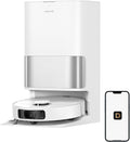 DREAME D30 Ultra Robot Vacuum and Mop, 25,000Pa Powerful Suction, All-in-One Base Station with 100 Days Auto-Empty, MopExtend Tech for Edge Cleaning, Smart Obstacle Avoidance, White