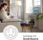 LG 6000 BTU Window Air Conditioner2024 New Remote Control, WiFi Enabled works with LG ThinQ, Alexa, Hey Google, Washable Filer Ultra-Quiet Cools Small Room up to 250 Sq.Ft AC Unit White LW6024RSMX