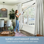 Kenmore CS2015 200 Series Corded Stick Vacuum, Detachable Hand Vac with 2-Motor Powerful Suction, Hair Eliminator Nozzle, LED Headlight & Swivel Steering for Carpets, Bare Floors and Couches