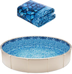 VEVOR 24-ft Round Above Ground Pool Liner  Overlap Pool Liners  Standard Gauge Vinyl  48-to-54inch Wall Height  Designed for Steel Sided Above-Ground Swimming Pools