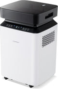 COSTWAY 120 Pints Dehumidifier with Pump, Easy Humidity Control, Multiple Drainage Options, 24H Timer & 2.2 Gal Water Tank, Dehumidifier for Basement, Home