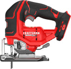 CRAFTSMAN V20 RP Cordless Jig Saw, 3 Orbital Settings, Up to 3,200 SPM, Variable Speed Keyless, Bare Tool Only (CMCS650B)