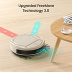 Lefant Robot Vacuum, Slim Quiet, 3 Adjustable Strong Suction Levels, Robot Vacuum Cleaner Ideal for Pet Hair Hard Floor and Daily Cleaning, WiFi/App/Alexa/iWatch Control, M210 Pro