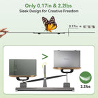 Blackview DCM8 Triple Laptop Screen Extender 15.6" 1080P FHD IPS Portable External Screen Two Cable USB C Travel for 13-17'' Laptop Plug & Play Compatible with Windows/Mac/Chrome OS/Mobile Devices