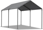 Outdoor Carport 10x20 Ft Heavy Duty Carport Portable Garage Waterproof and UV Resistant with Reinforced Structure for Trucks and Cars