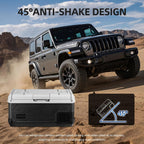 12V Car Refrigerator,21QT Portable Fridge Freezer with Blow Expansion Evaporator,-4℉~68℉ 12/24V DC & 120-240V AC Freezer Cooler for Truck RV SUV Camping Travel,Reversible Door