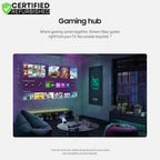 Samsung SP-LFF3CLAXXZA The Freestyle Projector 2nd Gen with Gaming Hub (Renewed) Bundle with 2 Year CPS Enhanced Protection Pack
