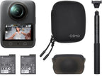 DJI Osmo 360 Essential Combo  360 Camera with 1-Inch 360° Imaging  Native 8K 360° Video  4K/120fps & 170° Boost Video  1.2m Invisible Selfie Stick Kit  Extended Battery Life with 2 Batteries