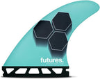 Future Fins AM1 Hexcore Teal/Navy Al Merrick Surfboard Thruster Fin Set