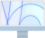 Apple 2021 iMac with Apple M1 Chip with 8-core CPU 24-inch  8GB RAM  256GB SSD Storage Blue (Renewed)