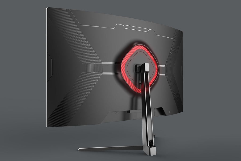 ZZA 32" Curved Gaming Monitor  4K UHD (3840 x 2160) VA Display  1500R Immersion  144Hz/160Hz Refresh Rate  Advanced Computer Screen  Supports AMD FreeSync Premium  120% sRGB Color Gamut HDMI 2.1/DP1.4
