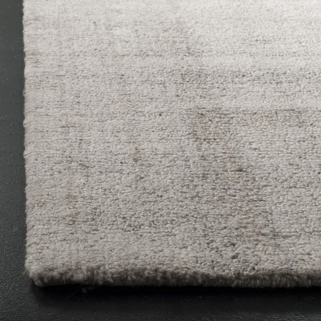 SAFAVIEH Abstract Collection X-Large Area Rug - 11' x 15', Light Grey, Handmade Wool & Viscose, Ideal for High Traffic Areas in Living Room, Bedroom (ABT141E)