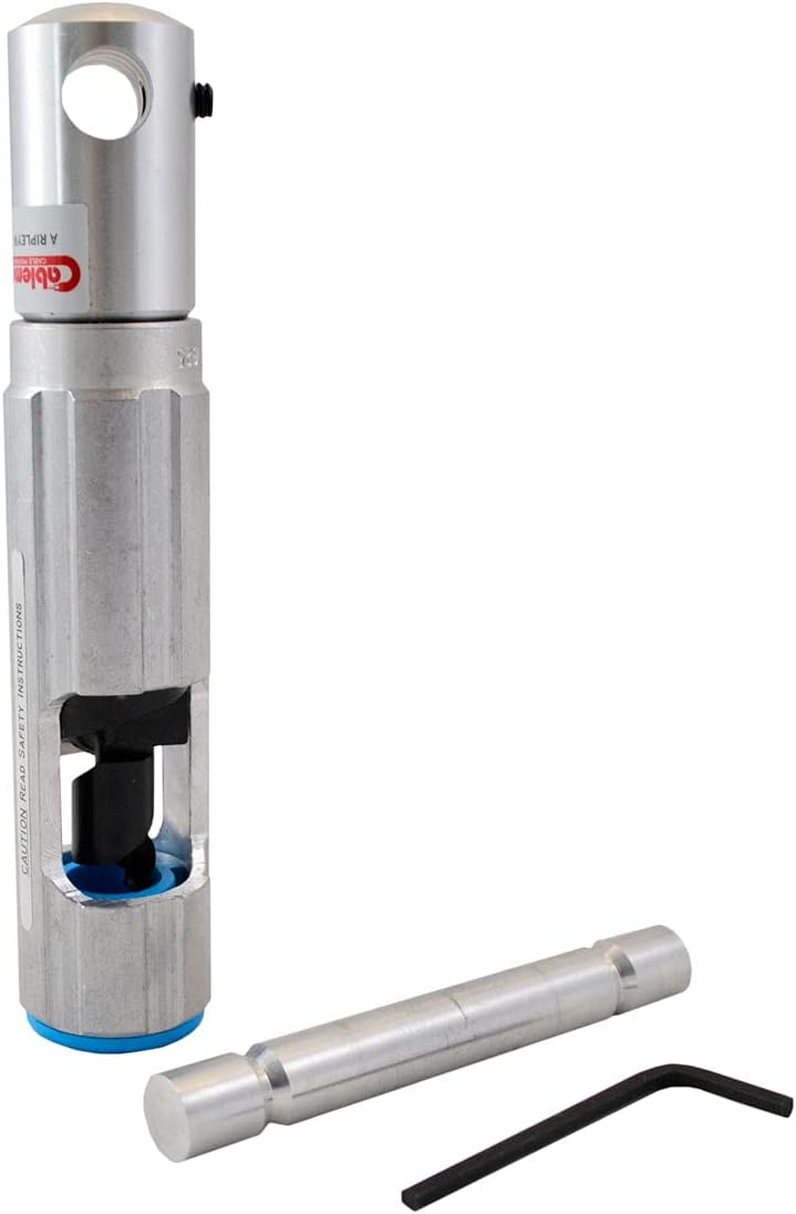 Cablematic CST 625 Blue Combo Coring and Stripping Tool for Professional Technicians, Electricians, and Installers, Easily Portable Tool for 625 Kcmil Cable, 13 Ounces