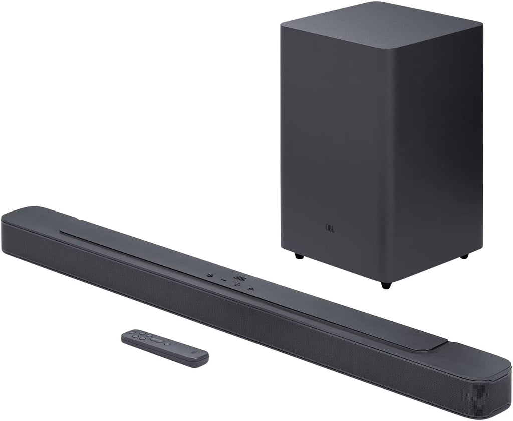 JBL Bar 2.1 Deep Bass (MK2) - 2.1 Channel soundbar with Wireless subwoofer (6.5'')  300W Max Output  Bluetooth Enable (Black)