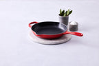 Le Creuset Enameled Cast Iron Signature Iron Handle Skillet, 11.75", Cerise