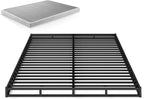 Zinus Victor 4 Inch Quick Lock Box Spring / Mattress Foundation / Built-to-Last Metal Structure / Low Profile / Easy Assembly, King, White