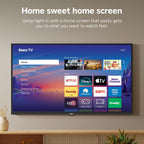 Roku Smart TV 2026 – 32-Inch Select Series, 1080p Full HD TV – Roku TV with Voice Remote – Flat Screen LED Television with Wi-Fi for Streaming Live Local News Sports & Movies, Bluetooth Headphone Mode