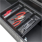 UWS EC10603 72-Inch Matte Black Heavy-Wall Aluminum Truck Tool Box with Low Profile, RigidCore Lid