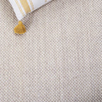 SAFAVIEH Area Rug 9' Square - Natural Fiber Collection - Marble & Beige, Sisal, Woven Design with Border (NF143C)