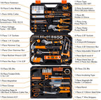 XOOL 368 Piece Home Repair Tool Kit with Drawer Toolbox, Includes Hammer, Pliers, Screwdrivers, Wrench, Tape Measure & More for Home Repair, Apartment, Office, Garage and DIY Projects