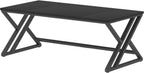 LVB 70.8" Black Computer Desk, Large Industrial Pc Study Home Office Desk, Long Modern Wood Gaming Work Writing Desk for 2 Person, Farmhouse Double Workstation Executive Desk with Storage in Bedroom