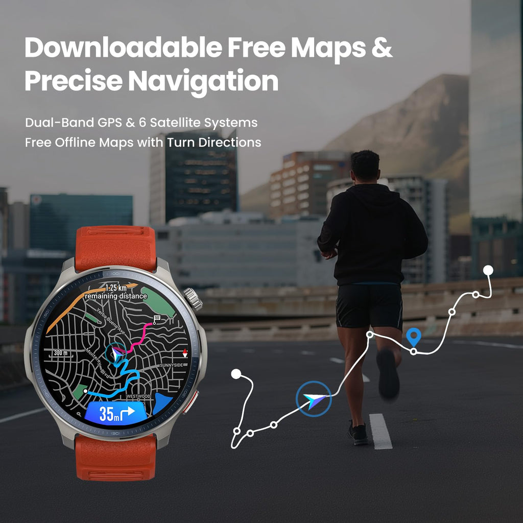 Amazfit Balance 2 Smart Watch 1.5" AMOLED Display  Offline Maps  Dual Band GPS  21 Days Battery  160+ Sport Modes  Hyrox & Golf Mode  Strength Training  Heart Rate & Sleep Tracker for Android & iPhone