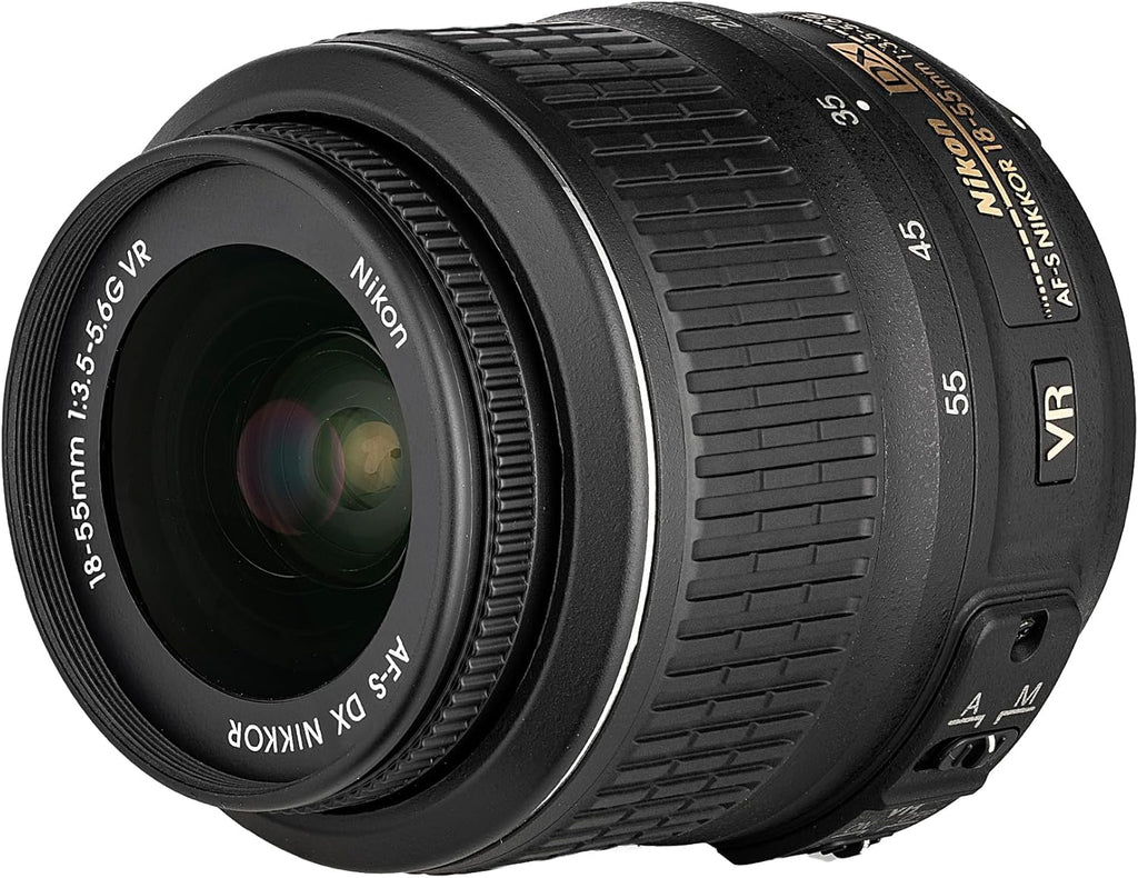 Nikon D3200 24.2MP DSLR Camera Kit with 18-55mm VR Zoom Lens – Full HD 1080p Video Capture  Fast 11-Point Autofocus System + 128GB Memory Card + Protective Memory Card Case + Camera Bag + More