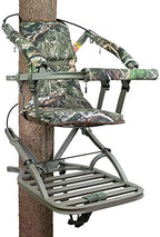 Summit Viper SD Climbing Treestand  Lightweight Aluminum, Foam Padded Seat, 300 lbs Capacity, Includes Safety Harness