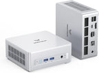 MINISFORUM UM880 Plus Mini PC AMD Ryzen 7 8845HS(8C/16T  up to 5.1GHz)  32GB DDR5 1TB PCIe4.0 SSD  HDMI+DP+USB4 Triple Outputs  OCuLink Port  2.5G LAN  5x USB Port  Radeon 780M Graphics Micro Computer