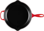 Le Creuset Enameled Cast Iron Signature Iron Handle Skillet, 11.75", Cerise