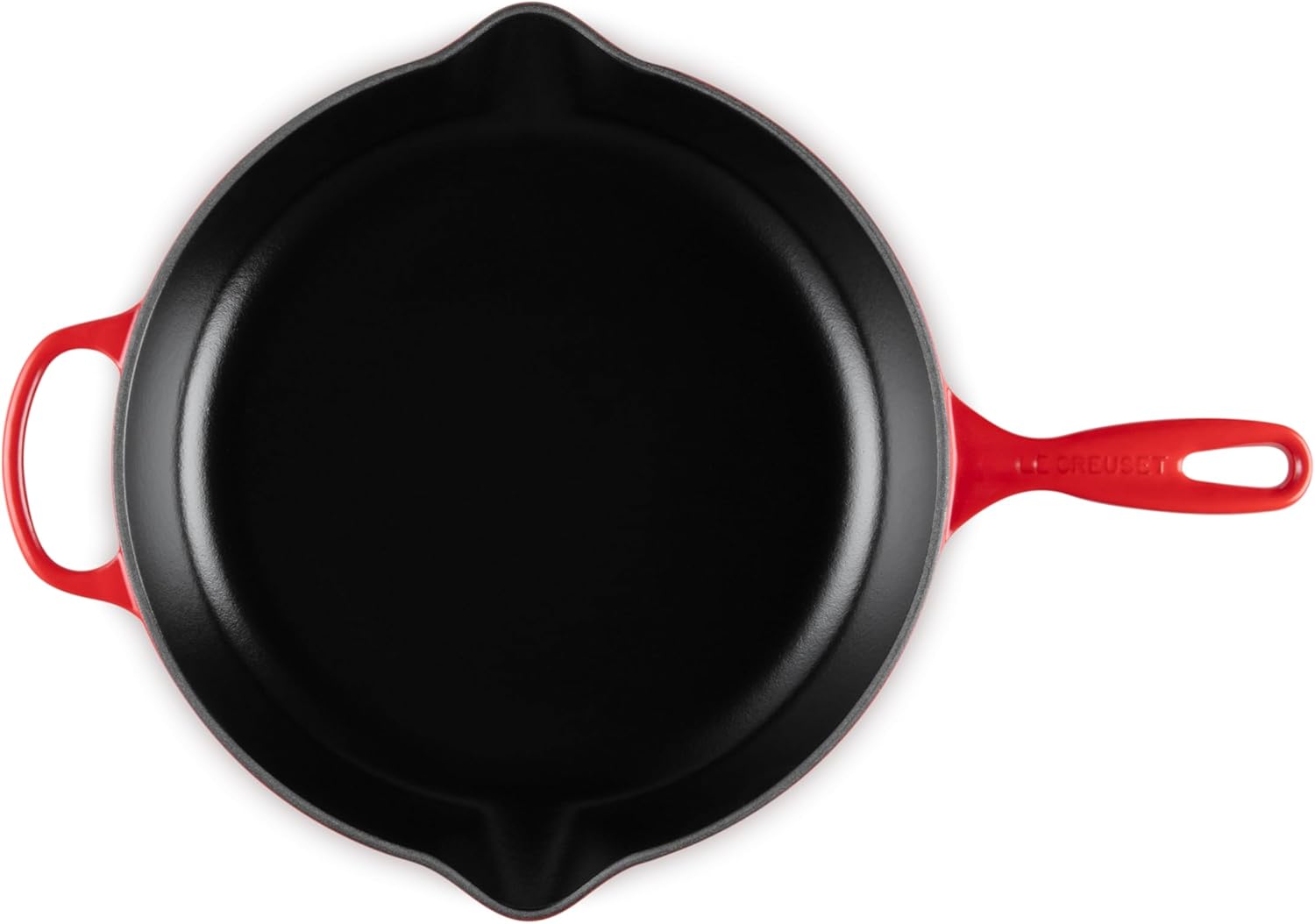Le Creuset Enameled Cast Iron Signature Iron Handle Skillet, 11.75", Cerise
