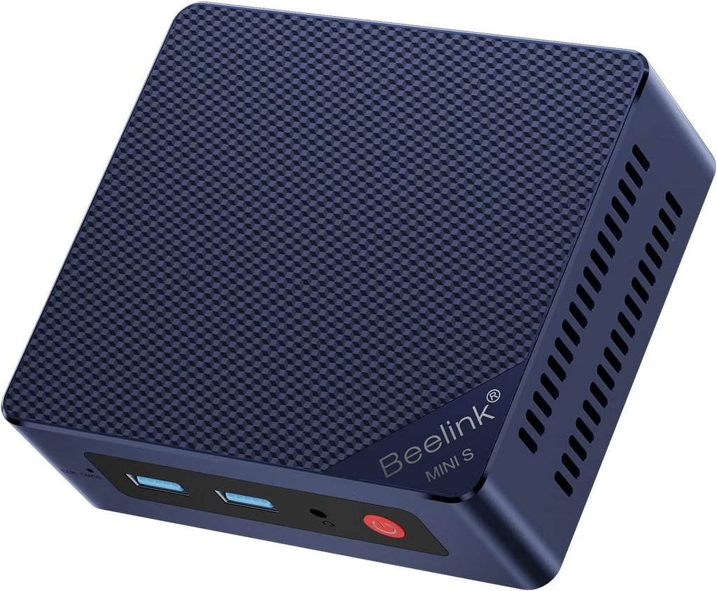 Beelink Mini PC  Mini S12 Mini Computer 12th Quad-Core N95  Desktop Computers 16G DDR4 RAM 500 SSD  Small PC 4K UHD Dual HDMI  Dual WiFi 2.5Gbps/BT4.0 for Office/Home/HTPC/W11 Home