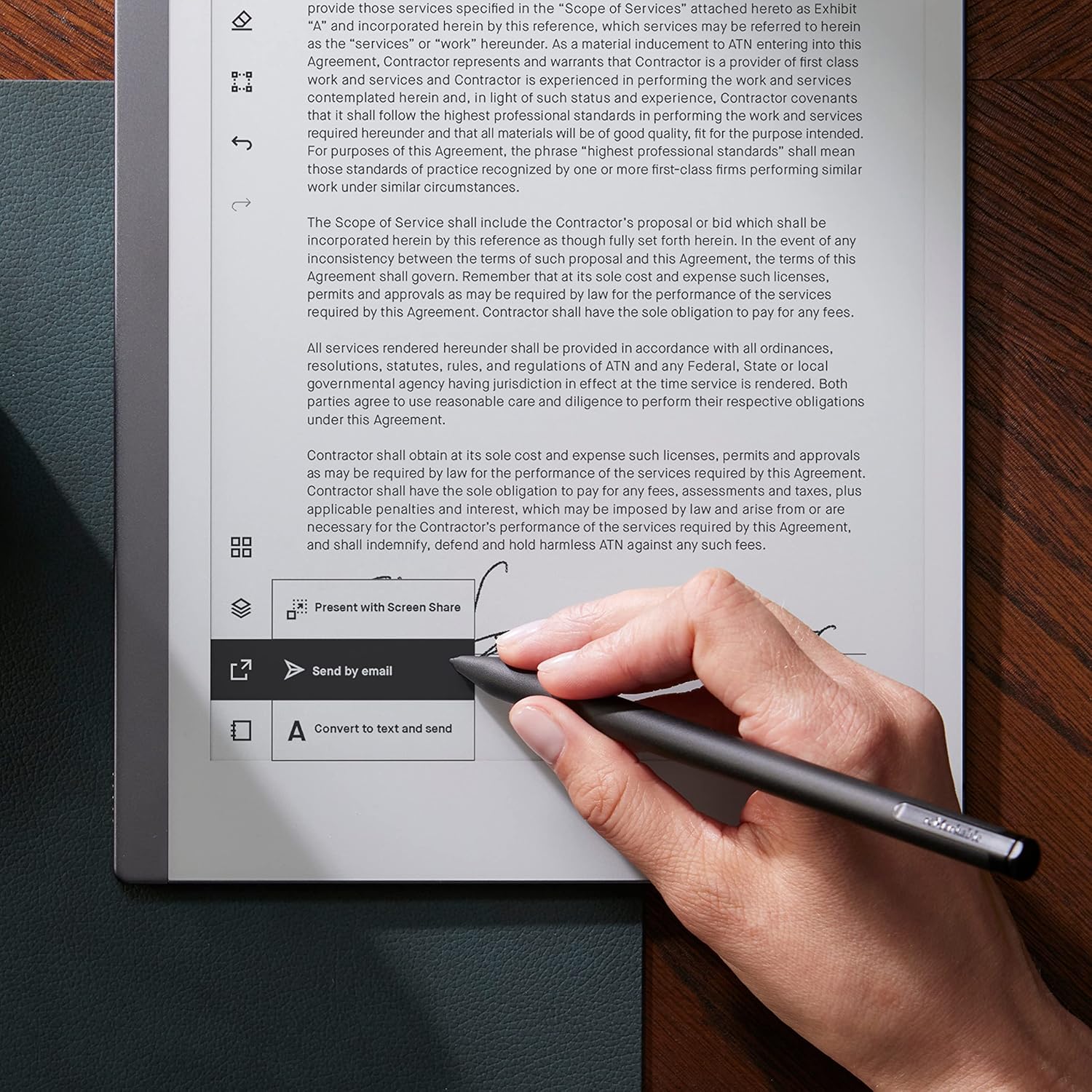 reMarkable Starter Bundle – reMarkable 2 is The Original Paper Tablet | Includes Black and White 10.3” Writing Tablet  Marker Plus Pen with Built-in Eraser