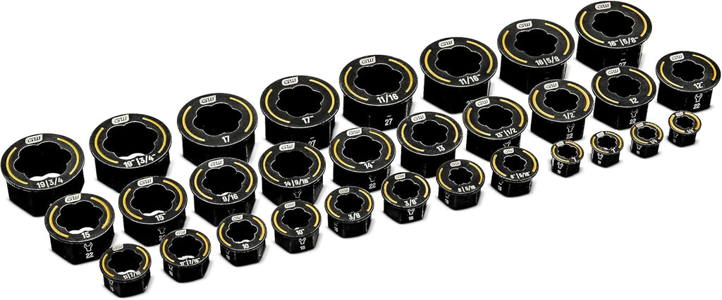 GEARWRENCH 30 Piece Bolt Biter SAE/Metric Wrench Insert Set - 86193