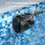 (2026 Upgrade) WYBOT C1 Cordless Robotic Pool Vacuum for Inground Pools  Above Ground Pool Cleaner 4-in-1 Wall & Waterline Cleaning Up to 1 614sq.ft  150mins Smart Navigation  App Support