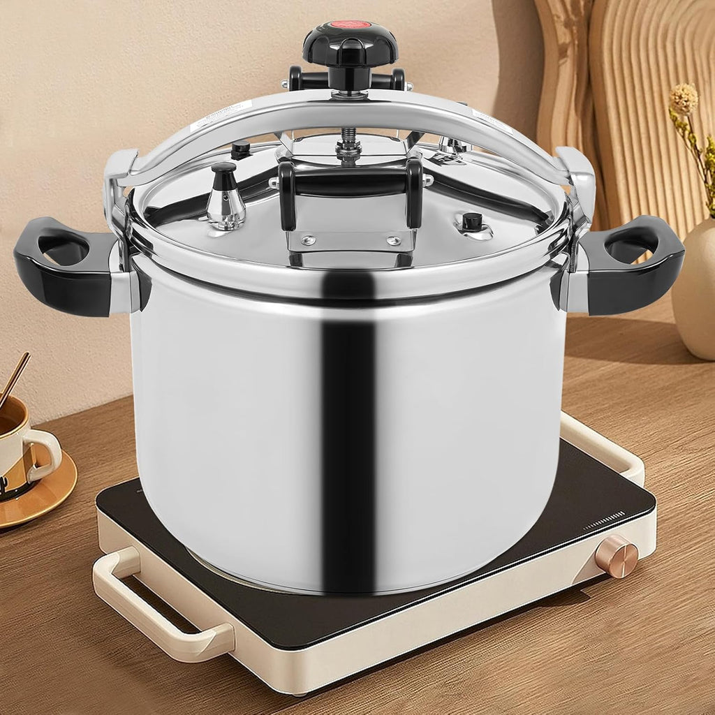 Pressure Cooker Stainless Steel, Commercial Stove Top Pressure Cooker Pot Used for Pressure Foodie or Steaming Instant Fast Cooking Pot