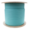 CableWholesale 1000ft Aqua 12-Strand Fiber Optic Cable Multimode 50/125 OM4  Corning ClearCurve  Plenum Rated  High-Speed 10G  Indoor - Advanced Network Solution