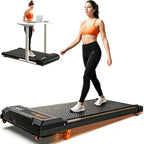 Walking Pad for Home, 10% Incline, Under Desk Treadmill, 0.5-4.0 MPH Speed, 300 LBS Weight Capacity, Bluetooth APP Control, Portable Under Desk Treadmill with Remote Control