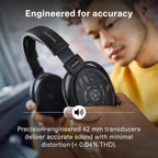 Sennheiser HD 660S2 - Audiophile Open-Back Over Ear Headphones with Deep Bass Extension and Refined Acoustic Performance  Over-Ear Headphones for PC  Music  Gaming  Podcasts  Premium Black