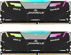Timetec Pinnacle Konduit RGB 16GB KIT(2x8GB) DDR4 3200MHz PC4-25600 CL16-18-18-38 XMP2.0 Overclocking 1.35V Compatible for AMD and Intel Desktop Gaming PC Memory Module RAM - Black