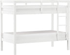 Hillsdale Kids and Teens Caspian Twin Bunk Bed, Twin/Twin, White