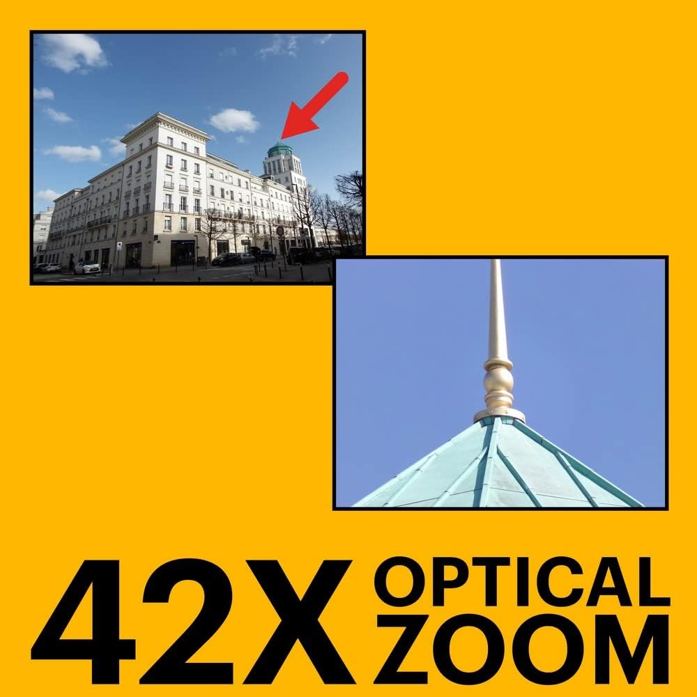 Kodak PIXPRO AZ425-BK 20MP Digital Camera  42X Zoom  24mm Wide Angle Lens  Image Stabilization  1080p Full HD Video  3" LCD  Black