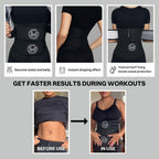 What Waist Vapor Define Band - Sweat Waist Trainer with ThermaTech Fabric - Stomach Wrap for Weight Loss, Sweat & Workouts