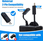 Universal Battery Pack for Reclining Furniture with LED Display- Wireless 2500mAh Rechargeable Battery for Electric Recliner, Power Sofa, Couch, Lift Chair- Fits 2-Pin Motion Furniture (with Charger)