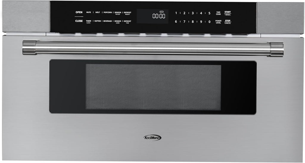 KoolMore 30 in. Microwave Drawer, 1.2 cu. ft. Capacity in Stainless-Steel (KM-MD30-SS)