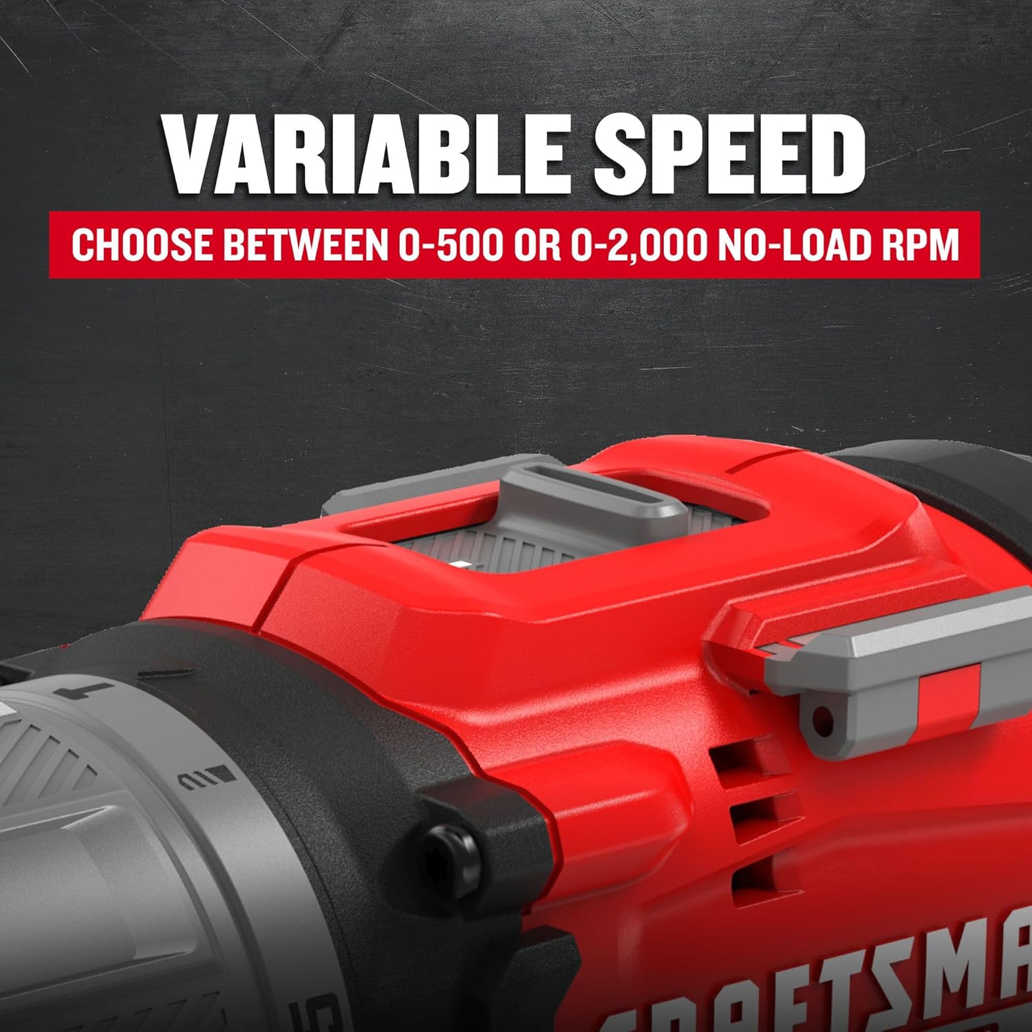 CRAFTSMAN V20 1/2 Inch Cordless Hammer Drill, Bare Tool Only (CMCD726B)