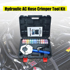 Hydraulic AC Hose Crimper 71500 with Snap-On 7 Dies, Manual Handheld A/C Hose Crimper Kit for AC Hose, Auto A/C Line Air Conditioning Repair Tool